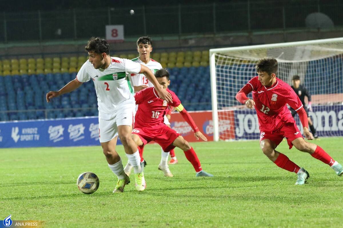 مقدماتی جام ملت‌های آسیا| جشنواره گل نوجوانان ایران مقابل قرقیزستان