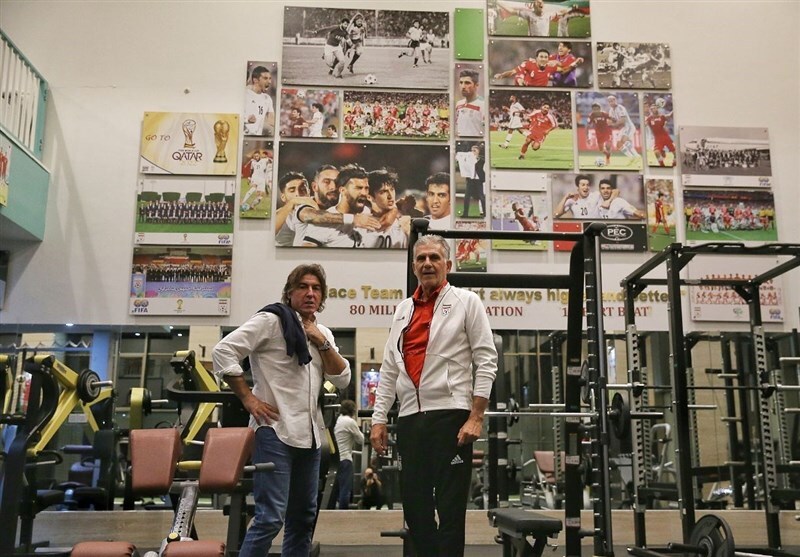 ساپینتو میهمان ویژه تمرین تیم ملی+تصاویر