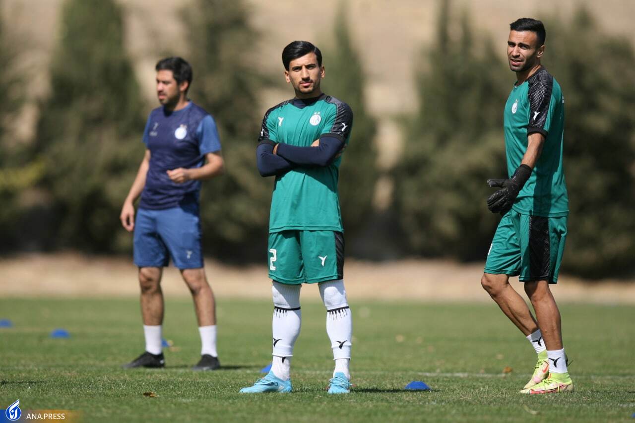 واکنش دیدنی مهاجم استقلال که دروزاه‌بان شد+تصاویر