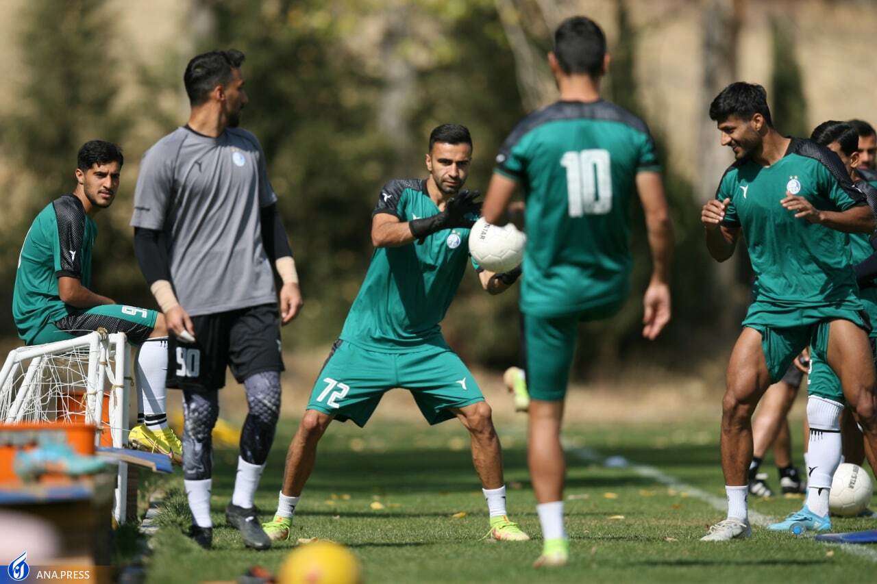 واکنش دیدنی مهاجم استقلال که دروزاه‌بان شد+تصاویر