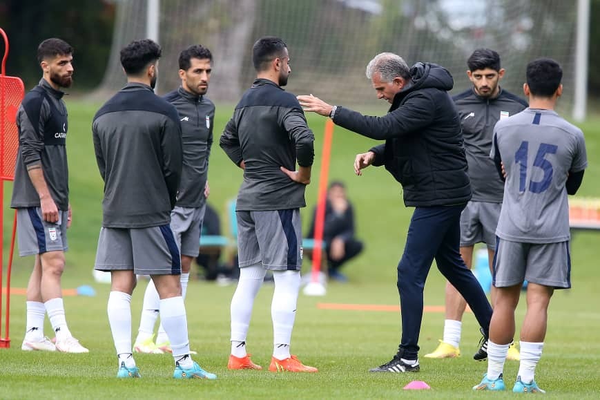 توصیه کی‌روش به بازیکنان در اردوی اتریش