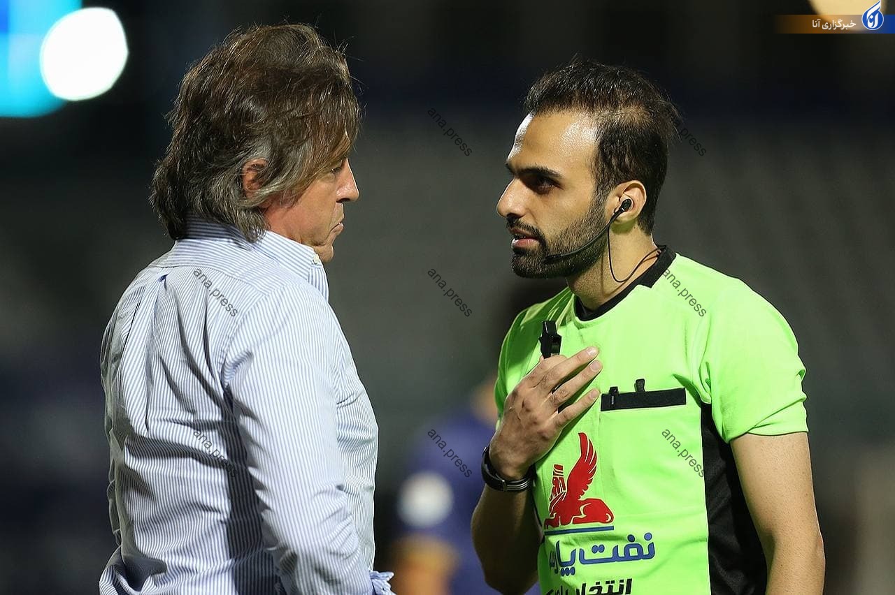 ماجرای تکراری اعتراض ساپینتو به داوری+ عکس ماجرای تکراری اعتراض ساپینتو به داوری+ عکس