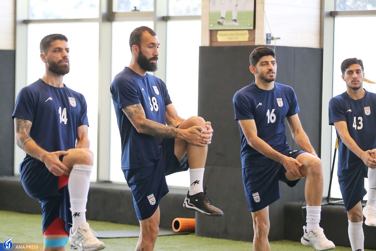 ریکاوری دو استقلالی در کنار ملی پوشان و استراحت یک آبی پوش+ تصاویر