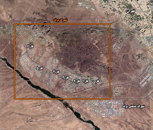 پایش ماهواره‌ای برای توسعه شهری اطراف تهران