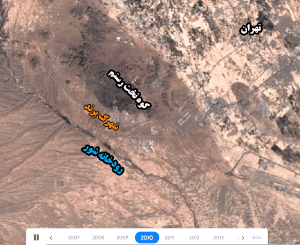 پایش ماهواره‌ای برای توسعه شهری اطراف تهران