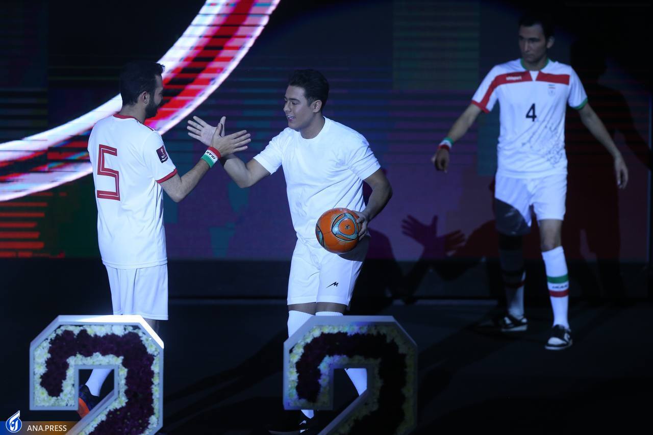 تصاویری جالب از مراسم رونمایی از پیراهن تیم ملی فوتبال