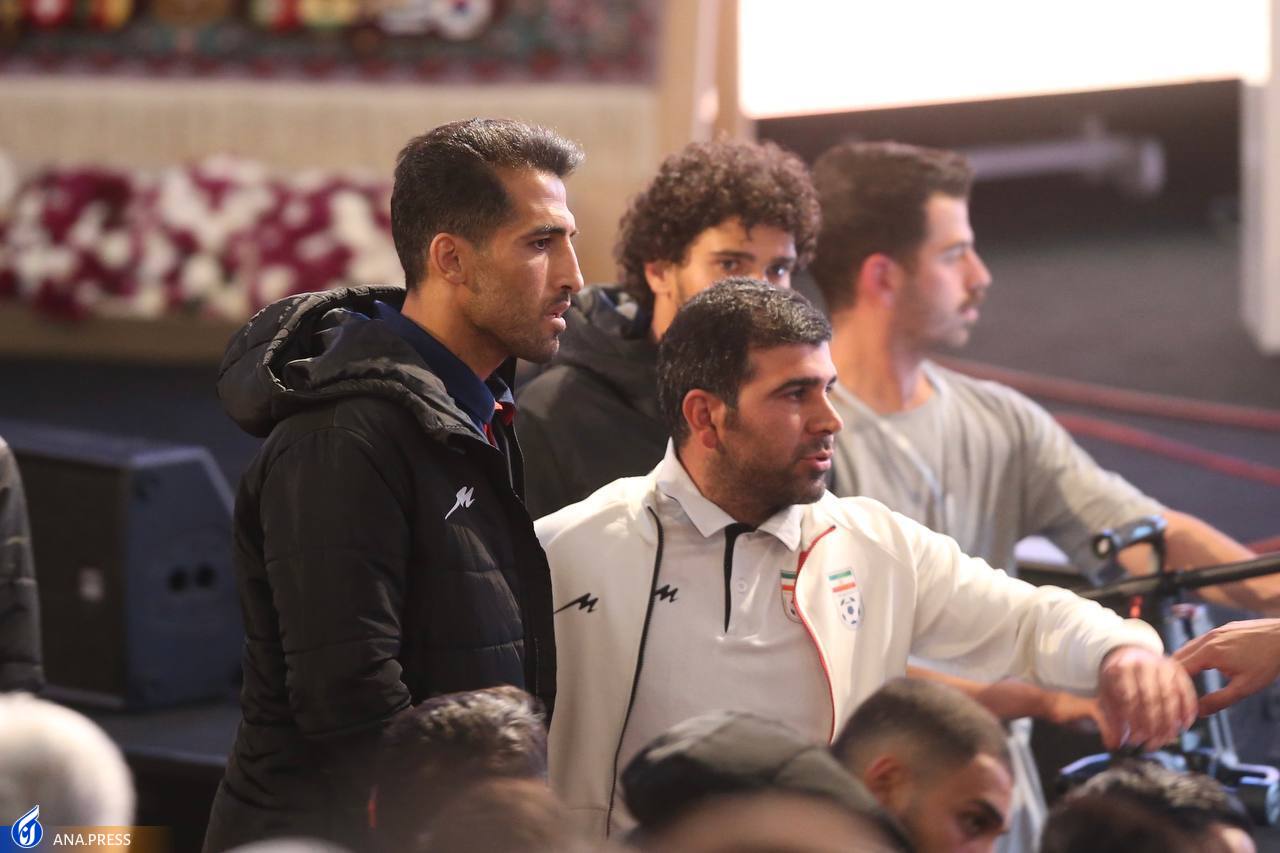 تصاویری جالب از مراسم رونمایی از پیراهن تیم ملی فوتبال