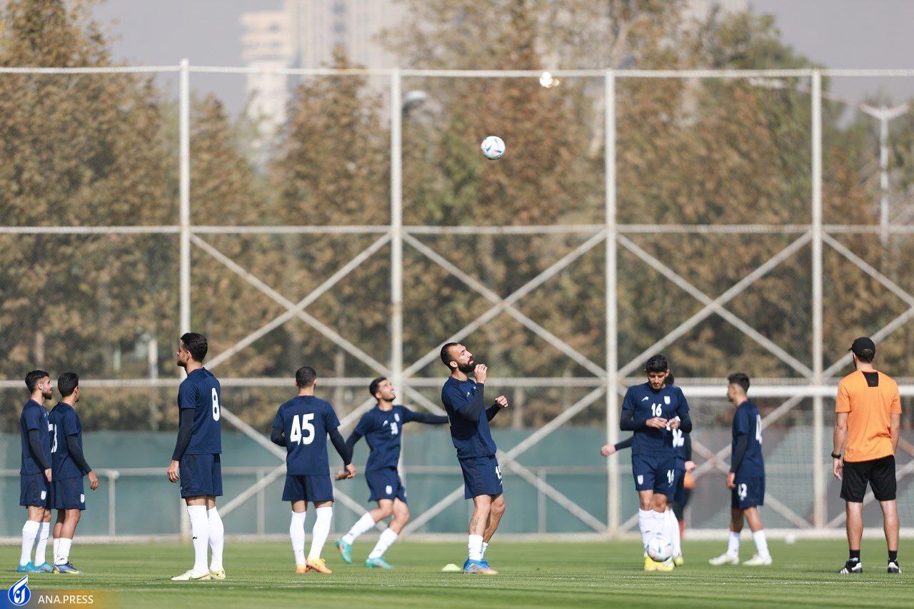 آخرین تمرین شاگردان کی‌روش در مرکز ملی فوتبال+تصاویر