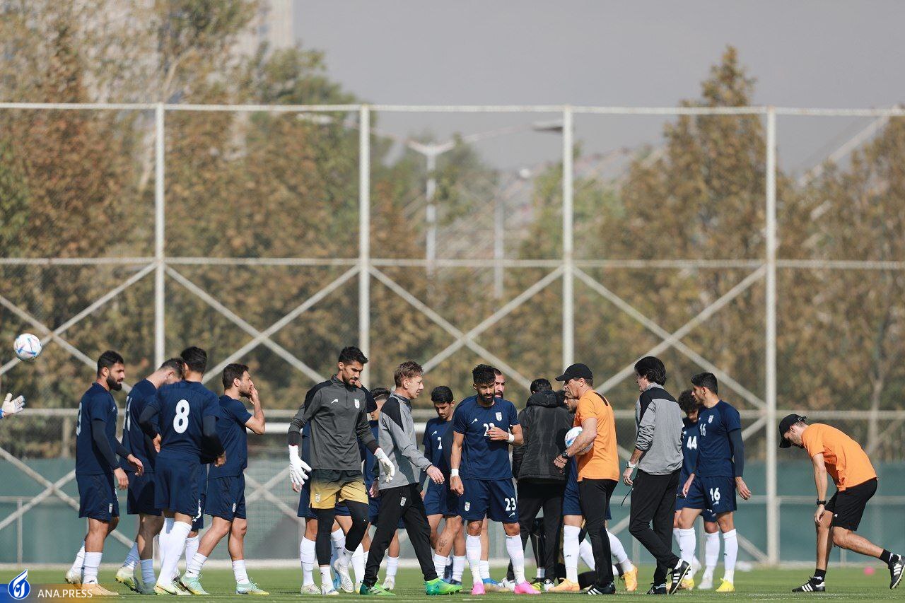 آخرین تمرین شاگردان کی‌روش در مرکز ملی فوتبال+تصاویر