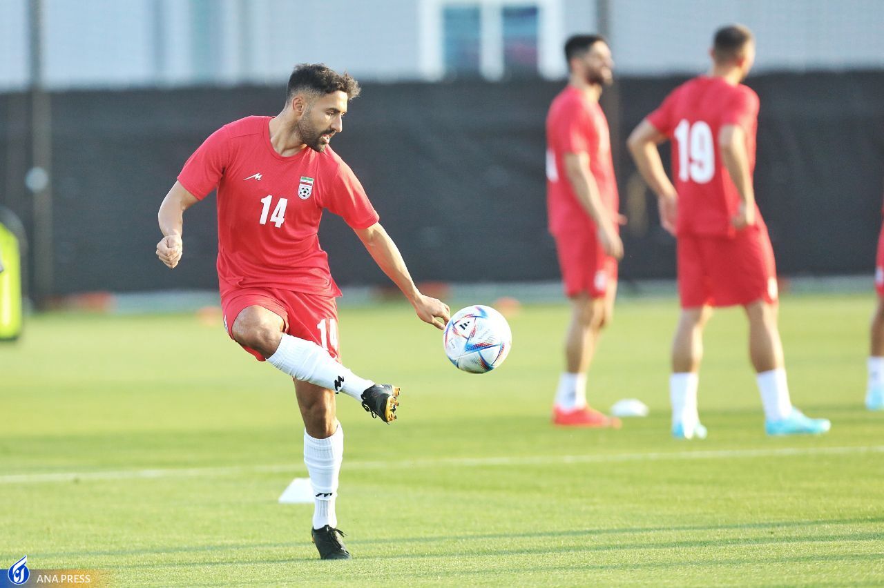 گزارش تصویری از اولین تمرین و نشست خبری سرمربی تیم ملی در قطر