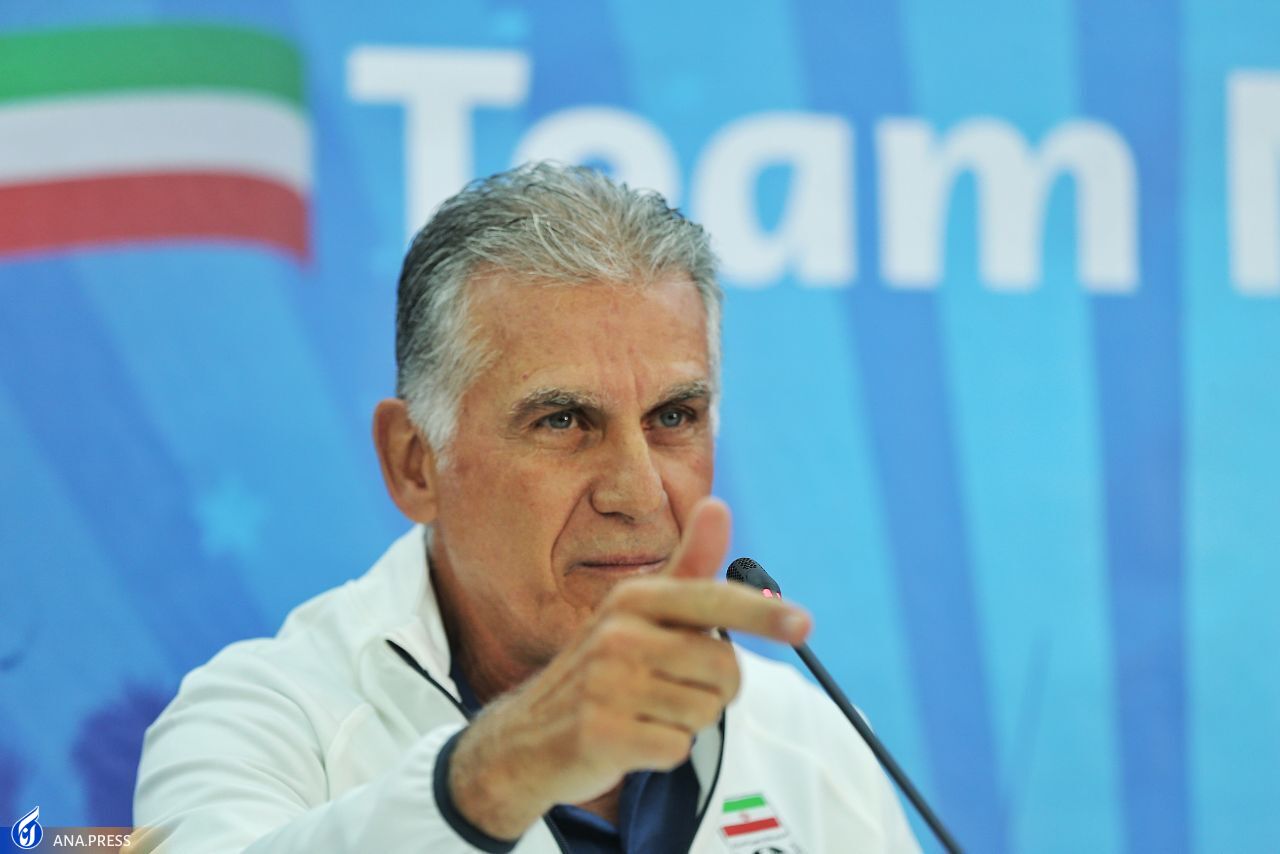 گزارش تصویری از اولین تمرین و نشست خبری سرمربی تیم ملی در قطر