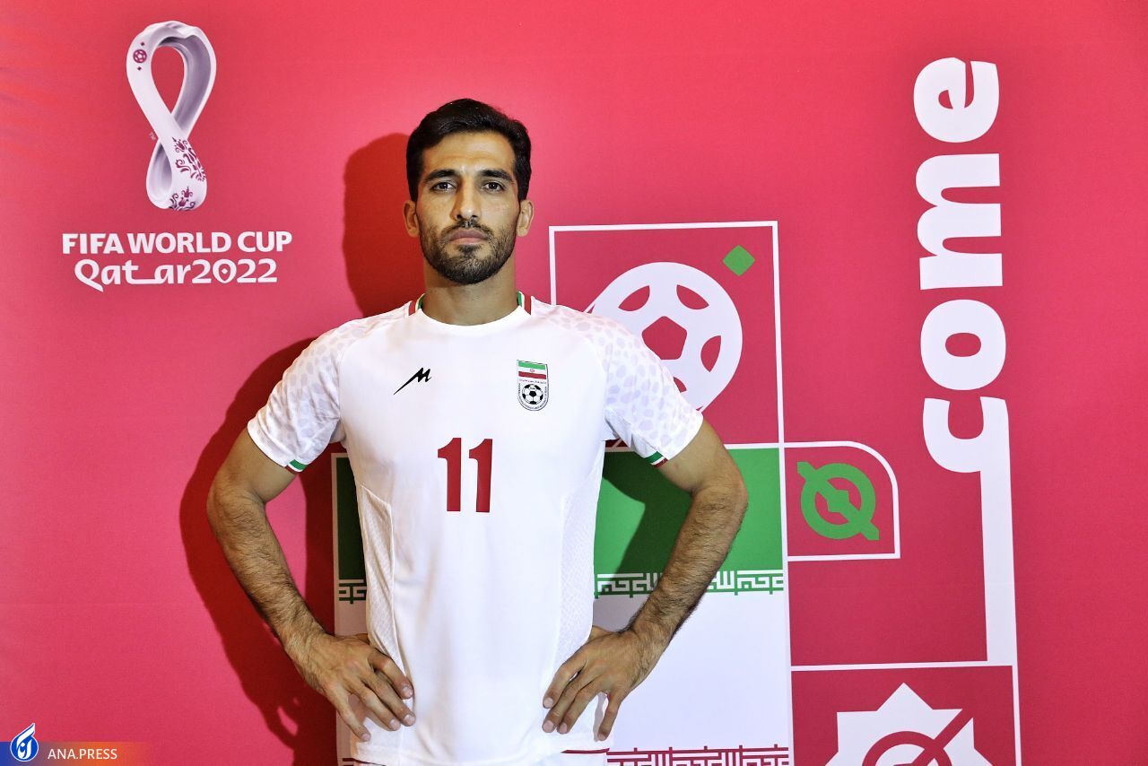 واکنش های جالب بازیکنان تیم ملی با پیراهن های جدید مقابل دوربین فیفا +تصاویر