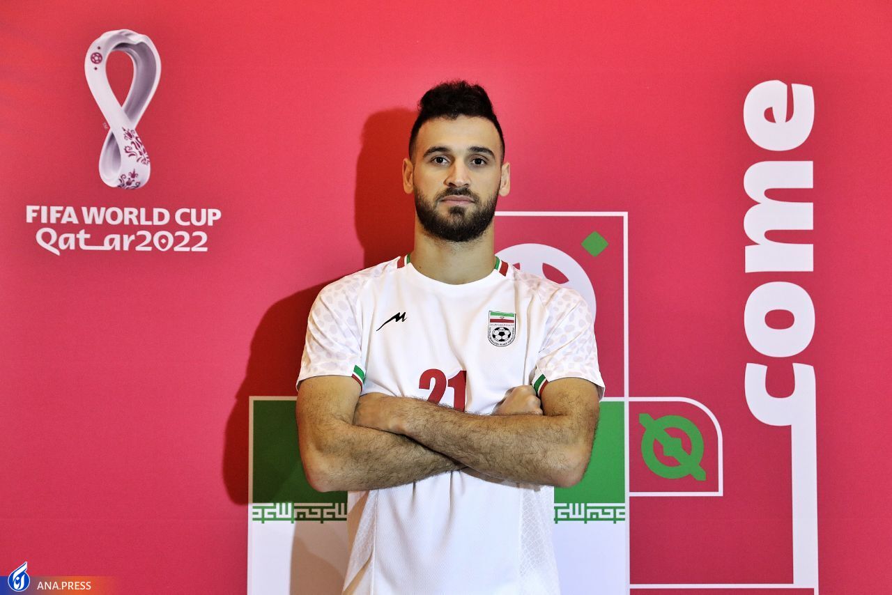 واکنش های جالب بازیکنان تیم ملی با پیراهن های جدید مقابل دوربین فیفا +تصاویر