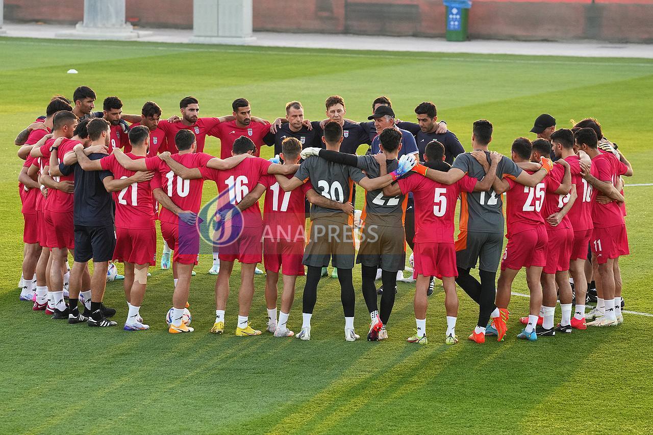 کی روش تیم ملی را برای بازی با انگلیس متحد کرد+ تصاویر