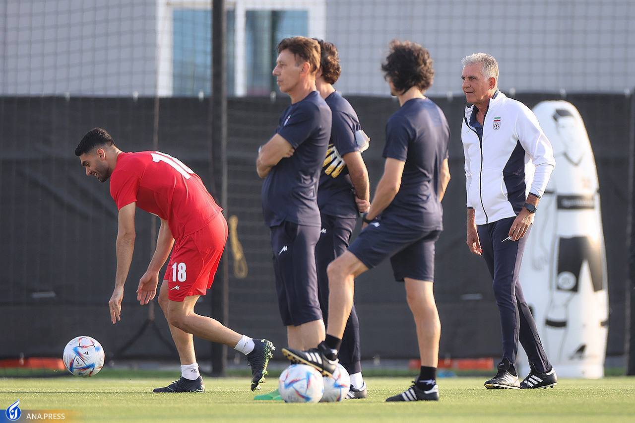 آخرین تمرین شاگردان کیروش در دوحه قطر+ تصاویر آخرین تمرین شاگردان کیروش در دوحه قطر+ تصاویر