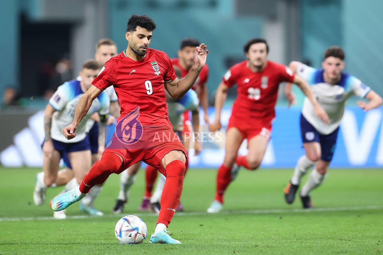 لحظه پتالتی مهدی طارمی در دقیقه 90 مقابل انگلیس+ تصاویر