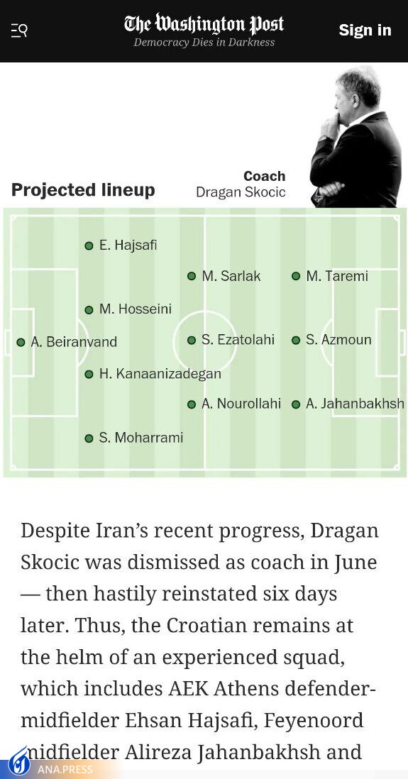 اشتباه عجیب رسانه آمریکایی در معرفی سرمربی تیم ایران+عکس اشتباه عجیب رسانه آمریکایی در معرفی سرمربی تیم ایران+عکس