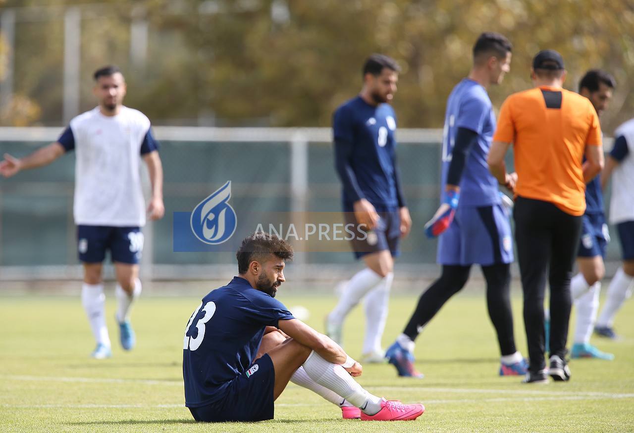 مدافع تیم ملی مصدوم شد+عکس