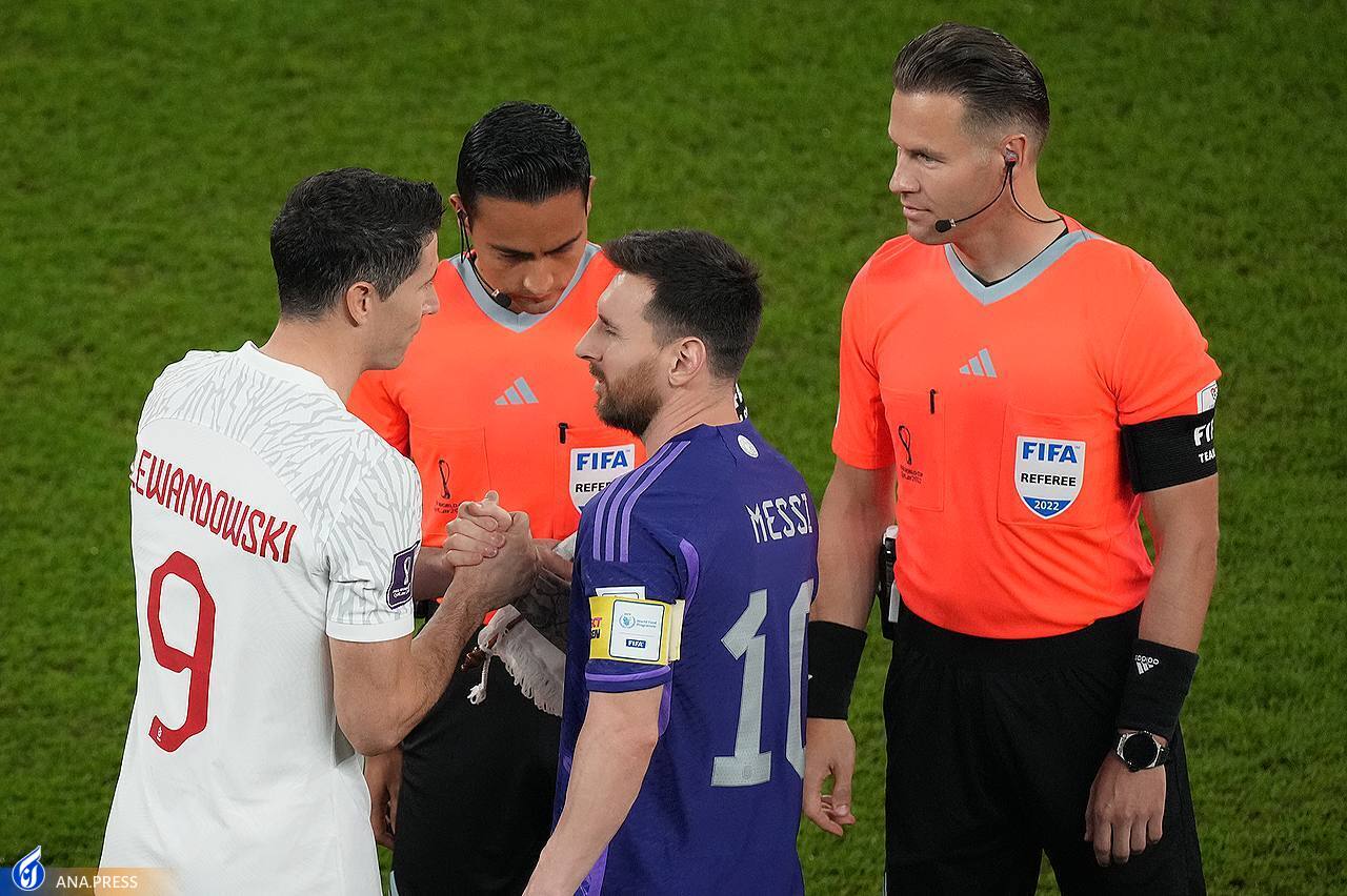 گزارش تصویری از دیدار آرژانتین و لهستان و رویارویی مس و لواندوفسکی