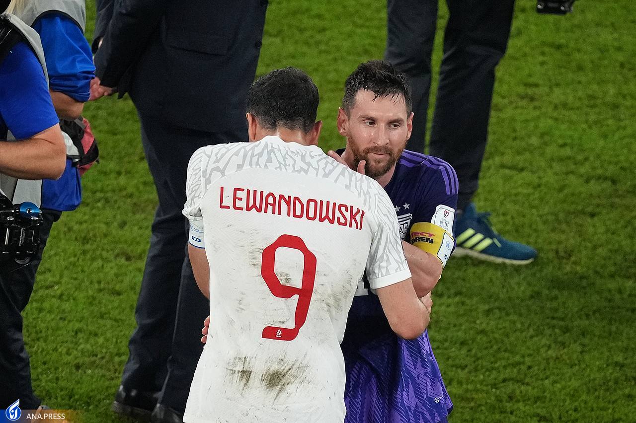 گزارش تصویری از دیدار آرژانتین و لهستان و رویارویی مس و لواندوفسکی