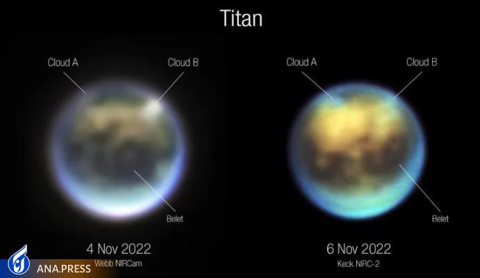 نگاهی بیسابقه به قمر تیتان زحل نگاهی بیسابقه به قمر تیتان زحل