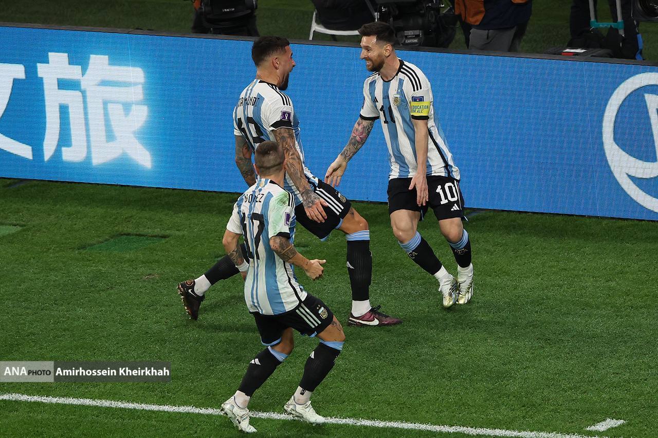 گزارش تصویری از دیدار آرژانتین و استرالیا با درخشش مسی