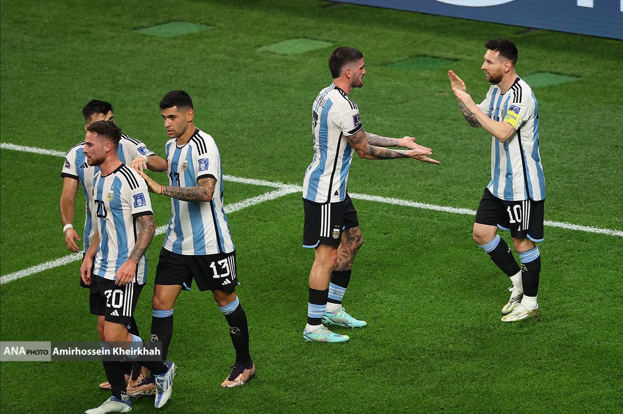 گزارش تصویری از دیدار آرژانتین و استرالیا با درخشش مسی