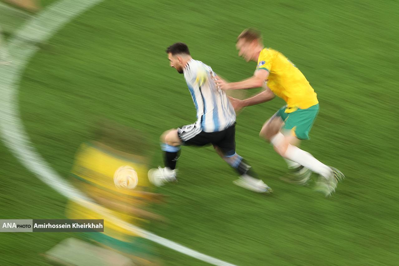 گزارش تصویری از دیدار آرژانتین و استرالیا با درخشش مسی