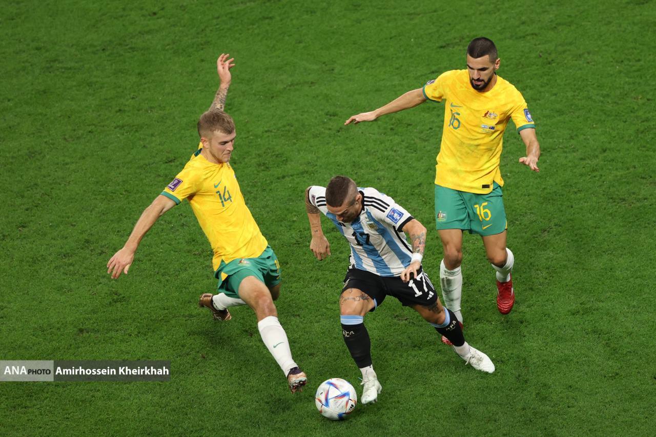 گزارش تصویری از دیدار آرژانتین و استرالیا با درخشش مسی