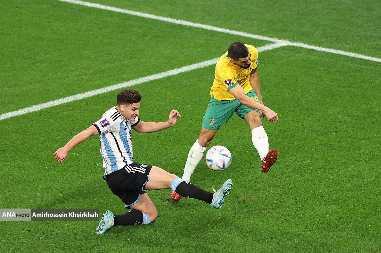 گزارش تصویری از دیدار آرژانتین و استرالیا با درخشش مسی