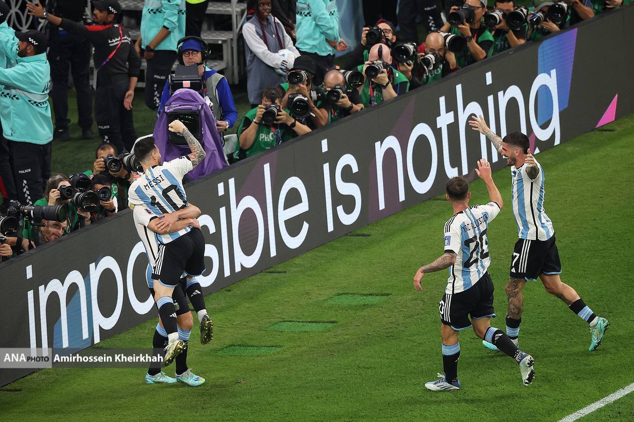 گزارش تصویری از دیدار آرژانتین و استرالیا با درخشش مسی