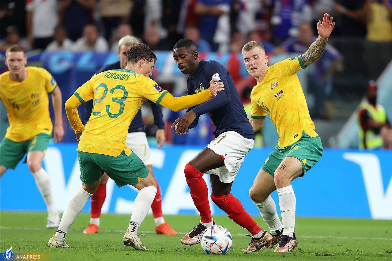 تصاویر جذاب و مهیج از پیروزی فرانسه بر استرالیا تصاویر جذاب و مهیج از پیروزی فرانسه بر استرالیا