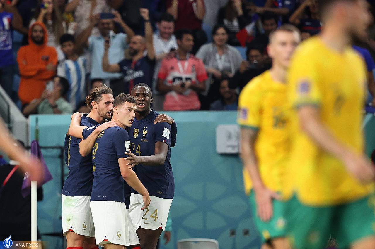 تصاویر جذاب و مهیج از پیروزی فرانسه بر استرالیا تصاویر جذاب و مهیج از پیروزی فرانسه بر استرالیا