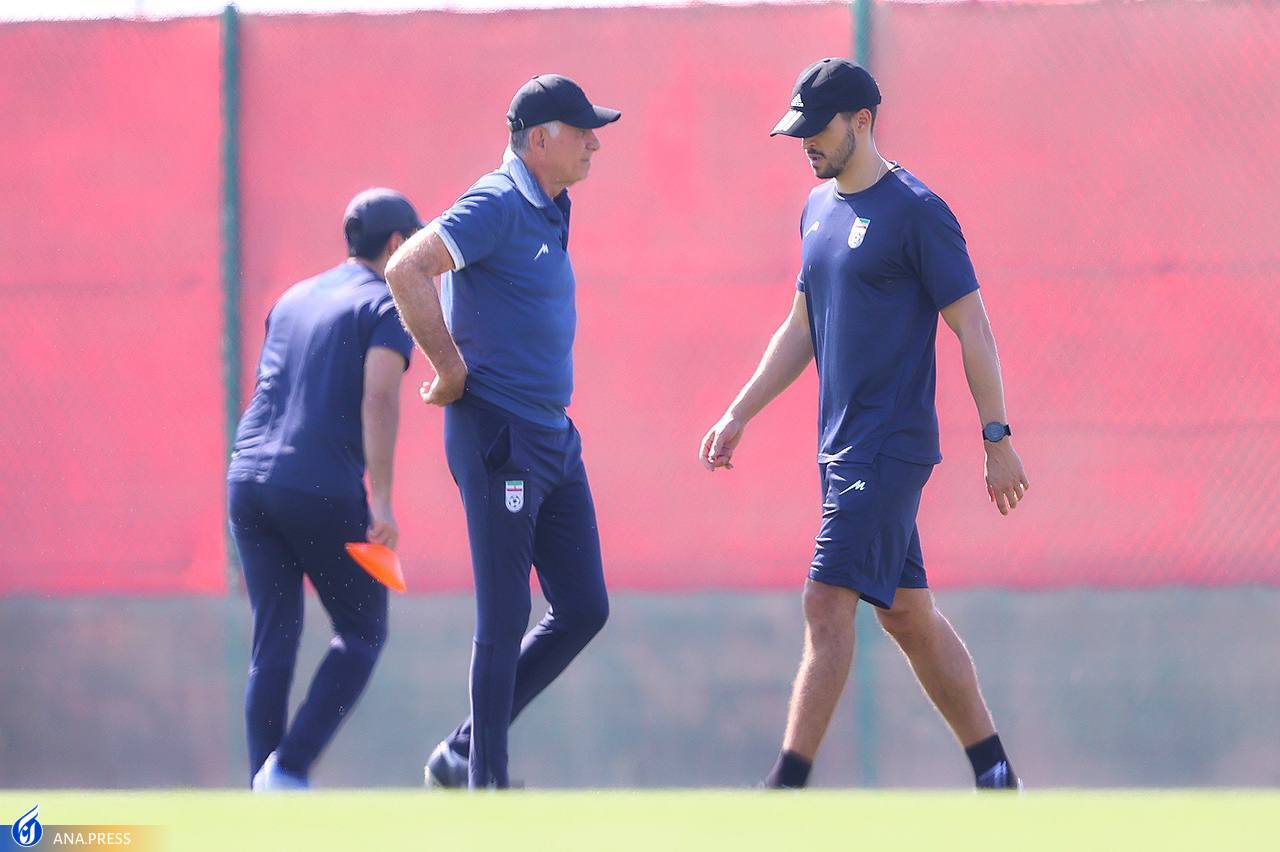 تصاویری از تمرین متفاوت تیم ملی ایران تصاویری از تمرین متفاوت تیم ملی ایران