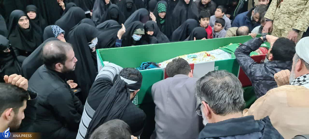 تهرانی‌ها با شهید حسن مختارزاده وداع کردند+تصاویر