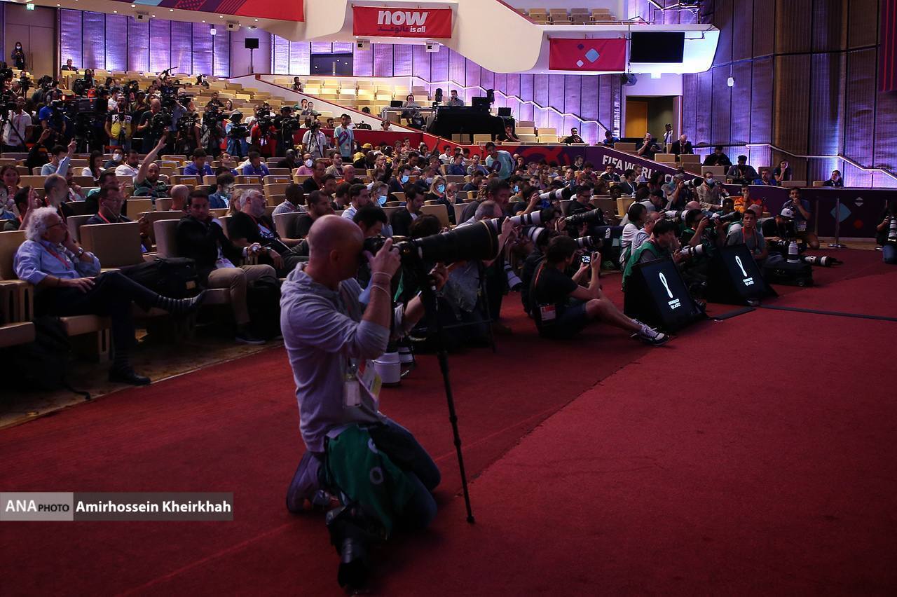 گزارش تصویری از نشست خبری سرمربی و کاپیتان تیم ملی فرانسه برای فینال جام جهانی گزارش تصویری از نشست خبری سرمربی و کاپیتان تیم ملی فرانسه برای فینال جام جهانی