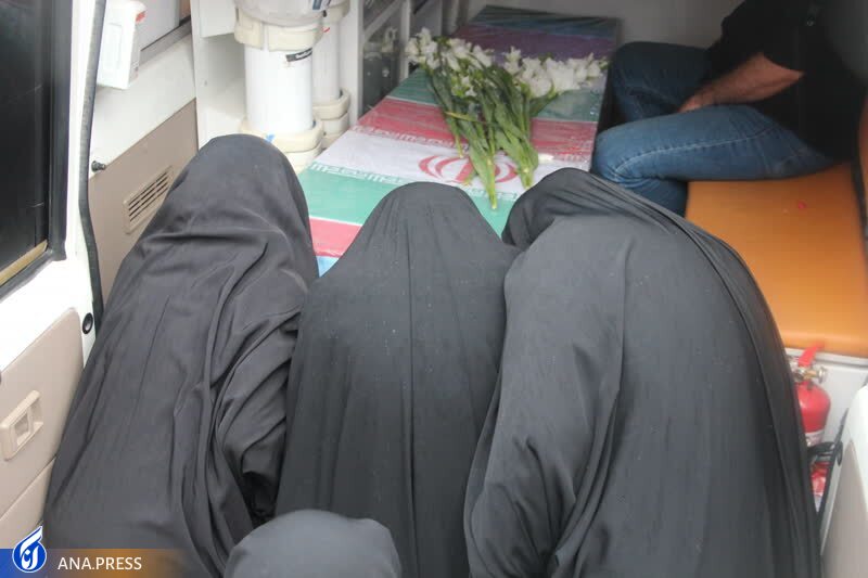 وداع عاشقانه با شهید گمنام در واحد آیت اله آملی    