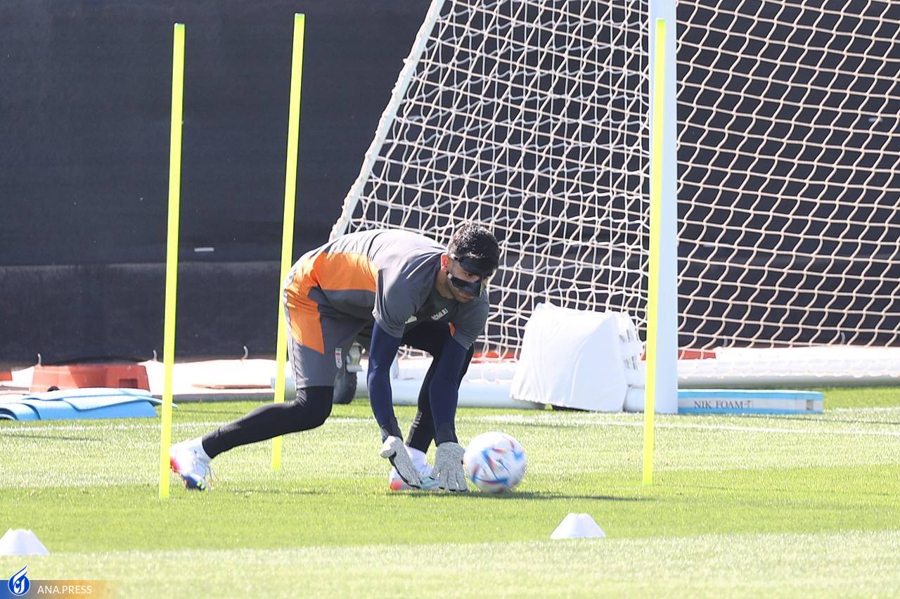 بیرانوند آماده بازی با آمریکا شد+ تصاویر بیرانوند آماده بازی با آمریکا شد+ تصاویر