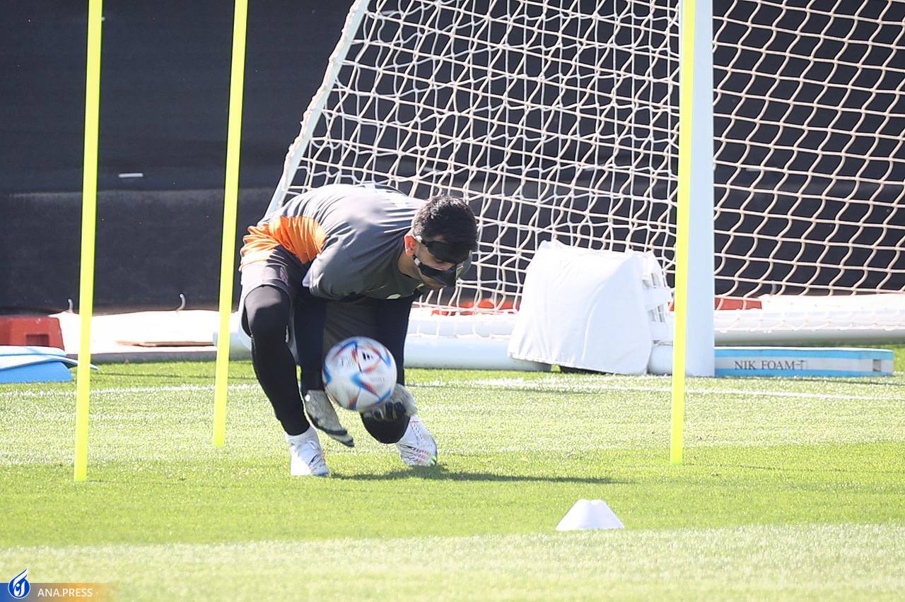 بیرانوند آماده بازی با آمریکا شد+ تصاویر