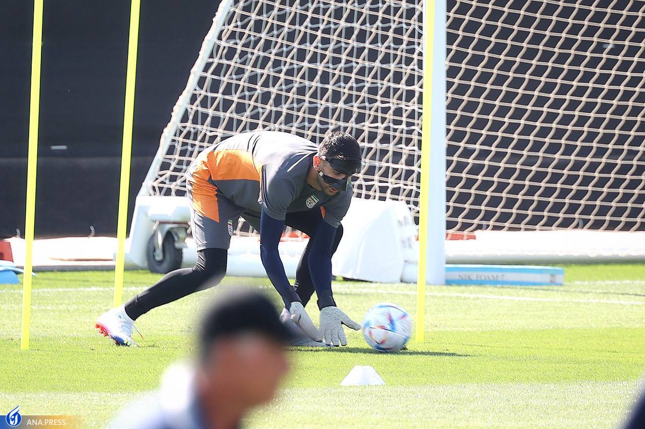 بیرانوند آماده بازی با آمریکا شد+ تصاویر