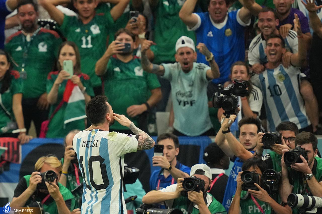 گزارش تصویری از پیروزی آرژانتین مقابل مکزیک با درخشش مسی گزارش تصویری از پیروزی آرژانتین مقابل مکزیک با درخشش مسی