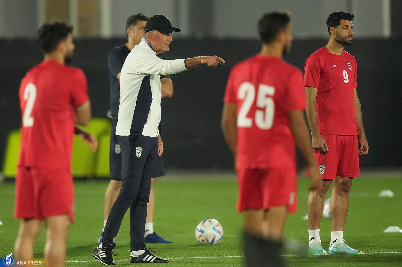 گزارش تصویری از تمرین تیم ملی فوتبال قبل از رویارویی با آمریکا