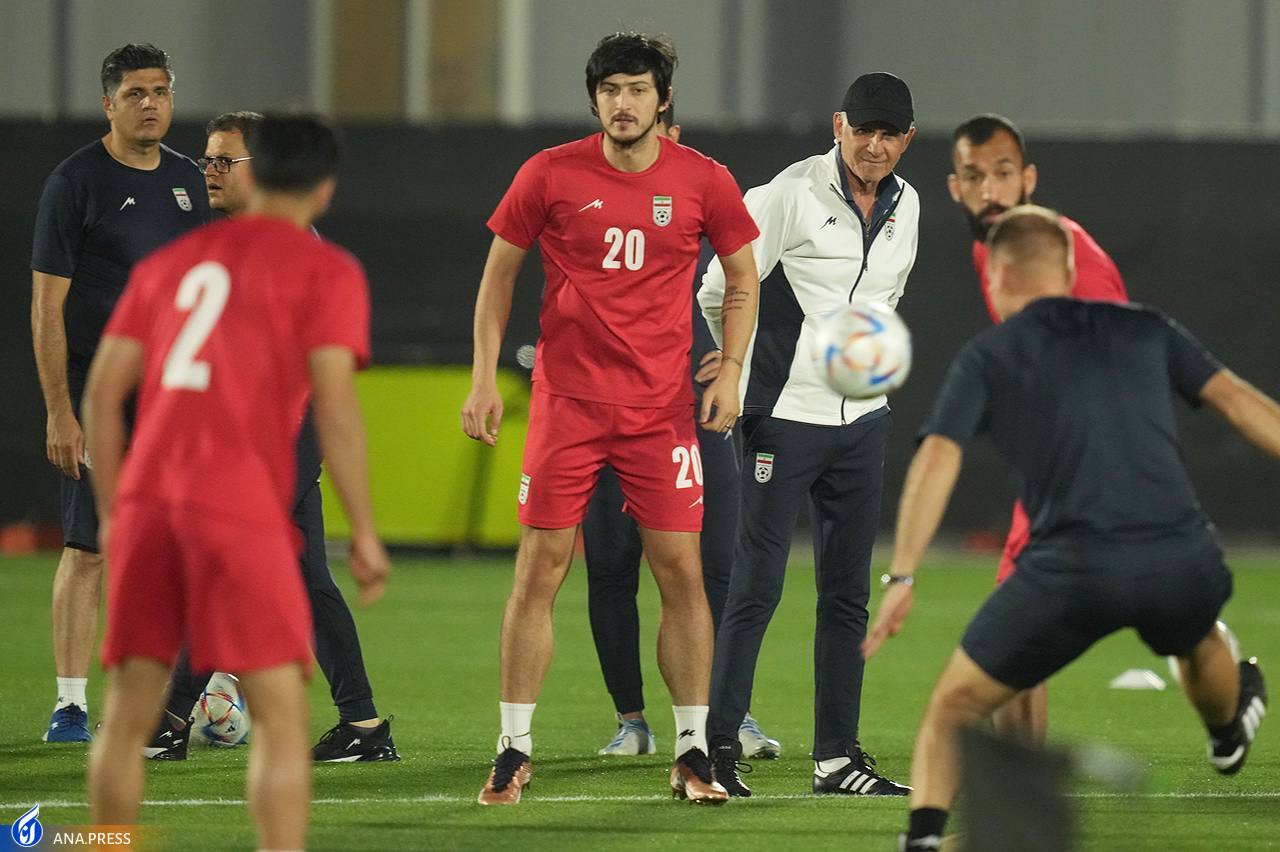 گزارش تصویری از تمرین تیم ملی فوتبال قبل از رویارویی با آمریکا