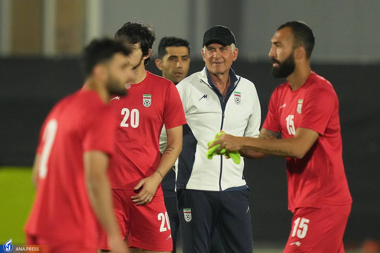 گزارش تصویری از تمرین تیم ملی فوتبال قبل از رویارویی با آمریکا