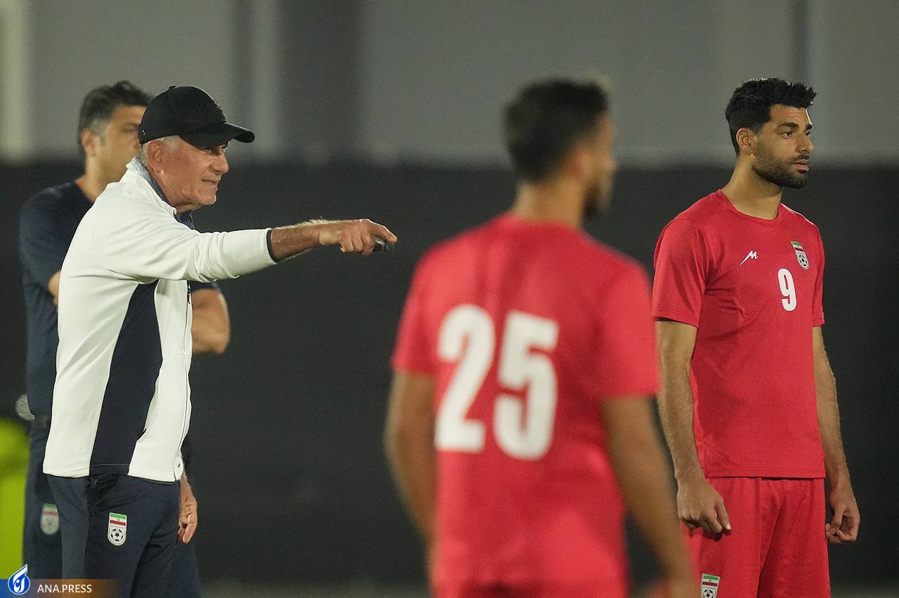 گزارش تصویری از تمرین تیم ملی فوتبال قبل از رویارویی با آمریکا