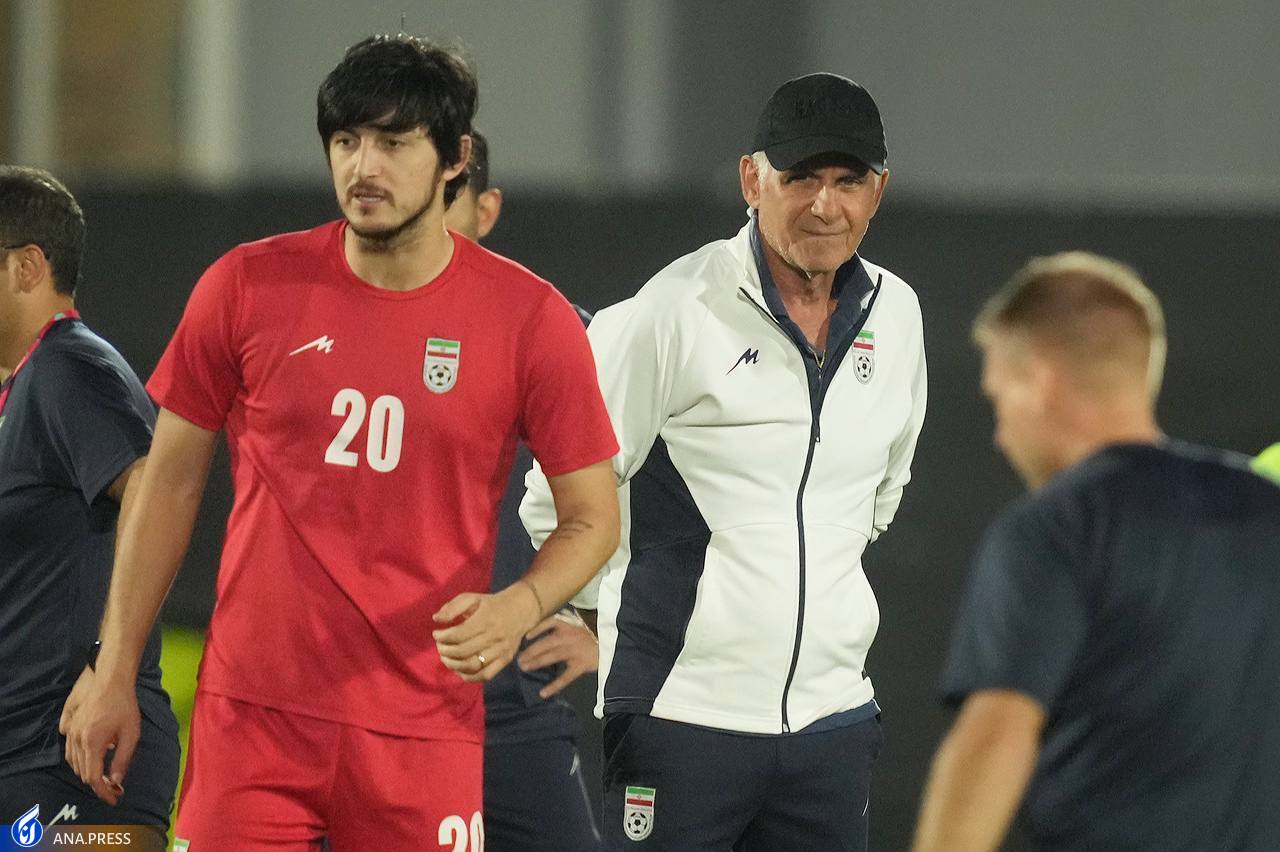 گزارش تصویری از تمرین تیم ملی فوتبال قبل از رویارویی با آمریکا