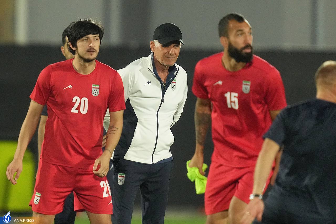 گزارش تصویری از تمرین تیم ملی فوتبال قبل از رویارویی با آمریکا