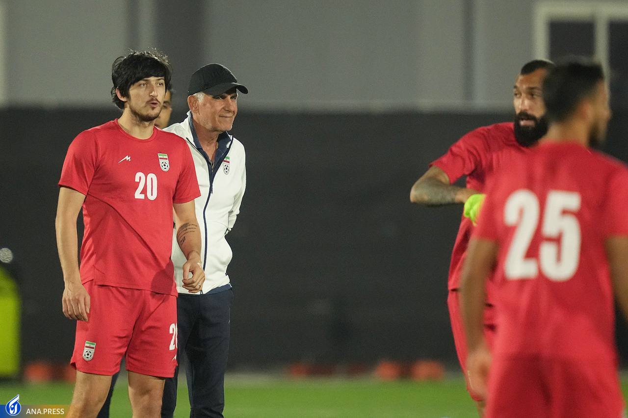 گزارش تصویری از تمرین تیم ملی فوتبال قبل از رویارویی با آمریکا