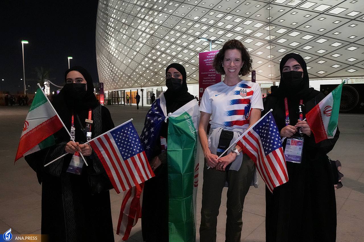 تصاویر مهیج هواداران ایران و آمریکا تصاویر مهیج هواداران ایران و آمریکا