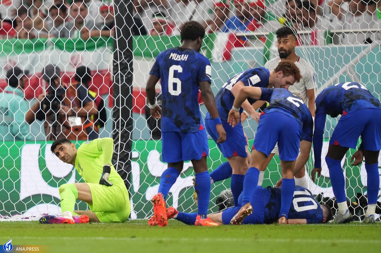 لحظه گل آمریکا به ایران+ تصاویر لحظه گل آمریکا به ایران+ تصاویر